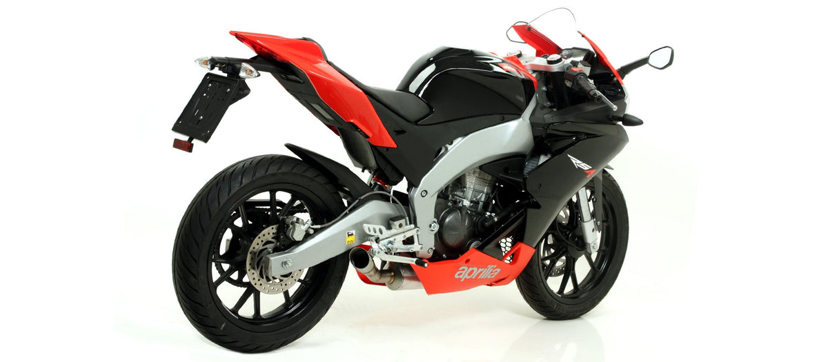 Arrow Thunder Aluminium Slip On for Stock Headers - Aprilia RS4 125