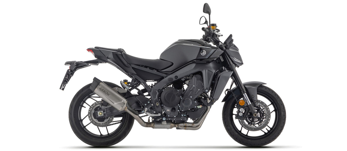 Arrow Homologated Full System with Indy Race EVO Titanium Slip On - Yamaha MT-09 / 09 SP/FZ-09 [EU MT-09]