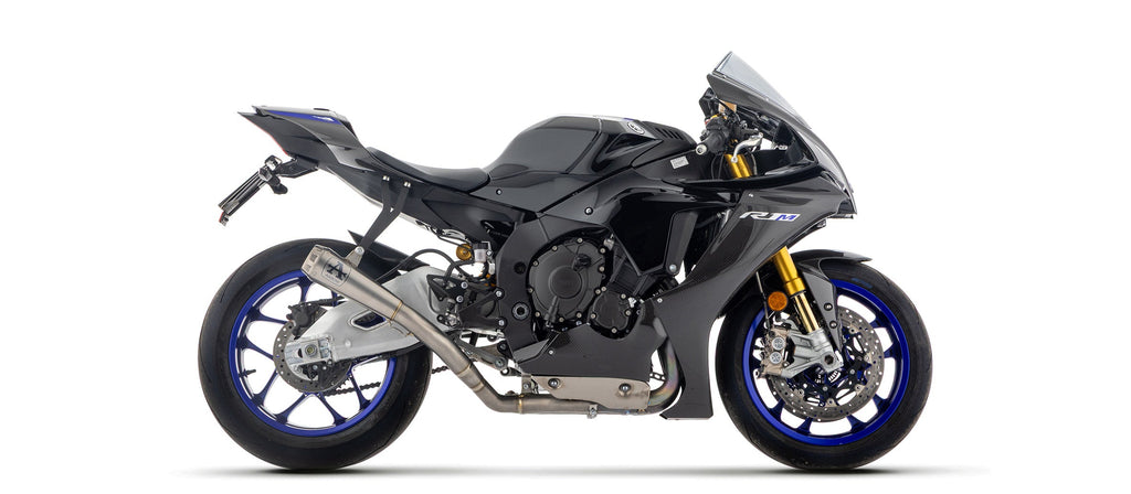 Arrow Half System Racing - Pro-Race Titanium Slip On + Titanium Link Pipe Ø60mm. - Yamaha YZF-R1/YZF-R1 World GP 60th Anniversary Edition
