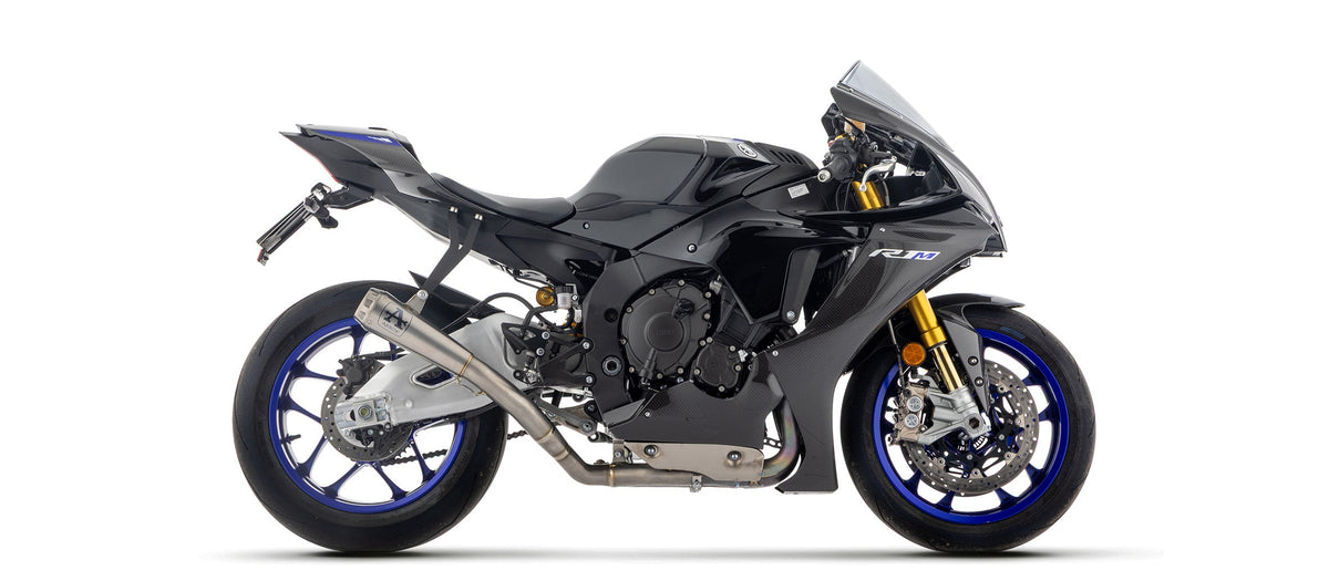 Arrow Half System Racing - Pro-Race Titanium Slip On + Titanium Link Pipe Ø60mm. - Yamaha YZF-R1/YZF-R1 World GP 60th Anniversary Edition