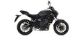 Arrow Thunder Aluminium Slip On with Carbon End Cap - Yamaha MT-07