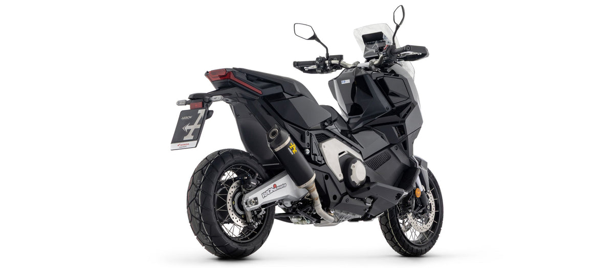 Arrow Race-Tech Aluminium "Dark" Slip On with Carbon End Cap - Short Version