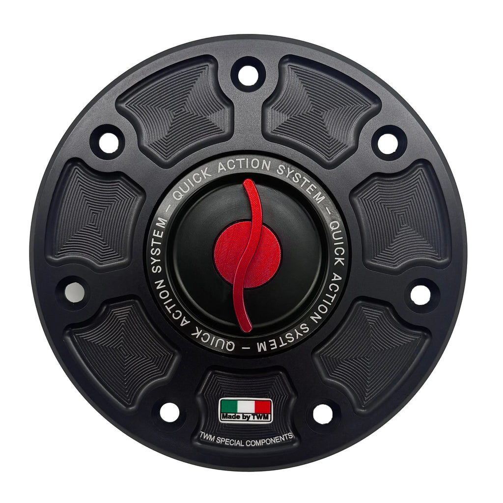 TWM Quick Action CNC Aluminum Gas Cap For Kawasaki - Kawasaki ZX636 Ninja ZX-6R/ZX750 Ninja ZX-7R