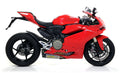 Arrow Titanium Works Slip Ons (Right and Left) with Carbon End Cap - Ducati 1299 Panigale/1299 Panigale S