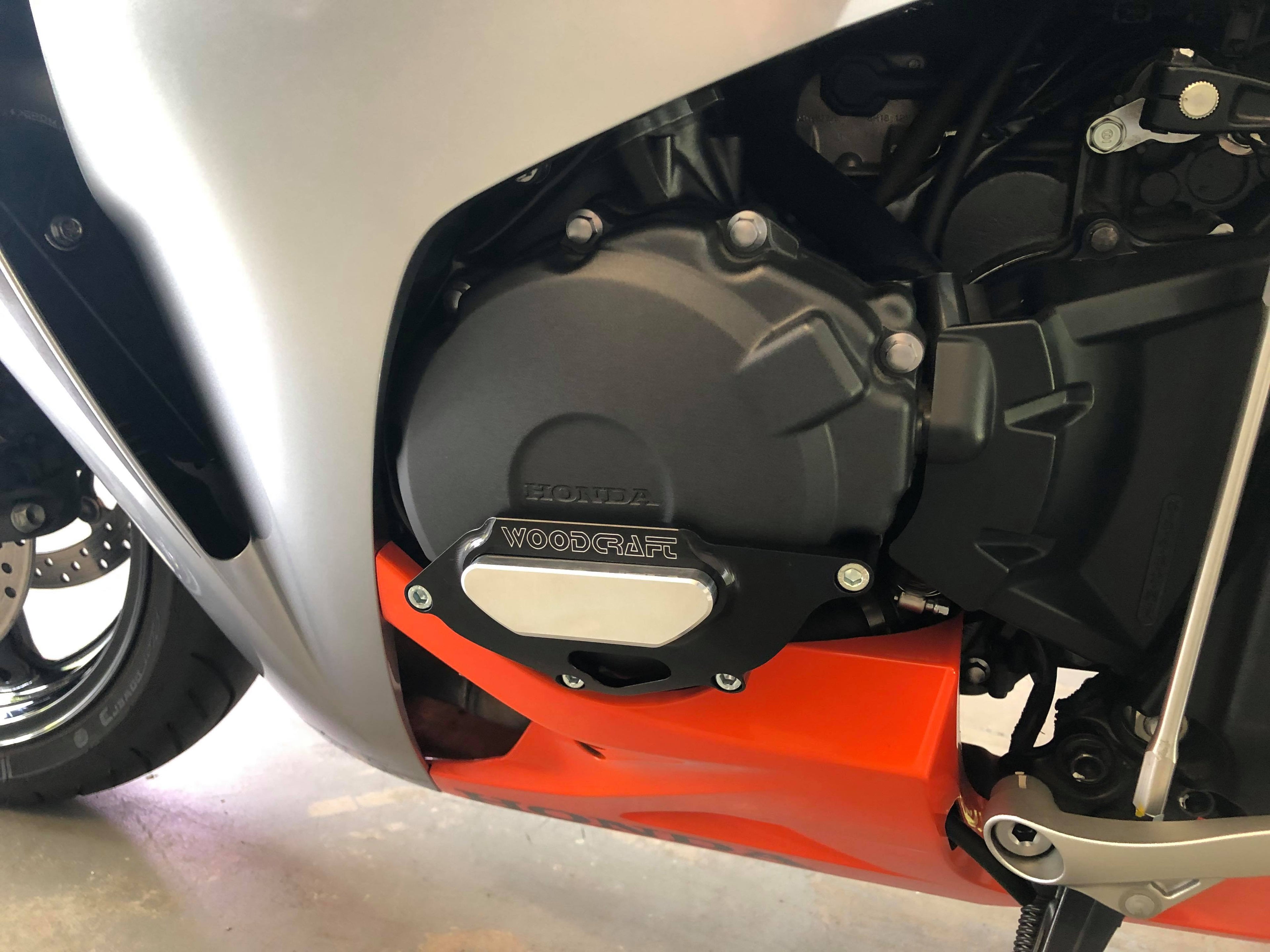 Woodcraft Honda CBR1000RR LHS Stator Cover Protector w/ Skid Plate
