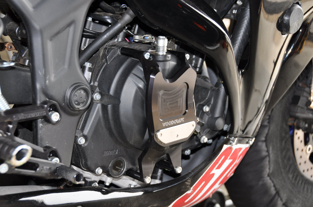Woodcraft Yamaha R3 RHS Clutch Cover Protector w/ Skid Plate