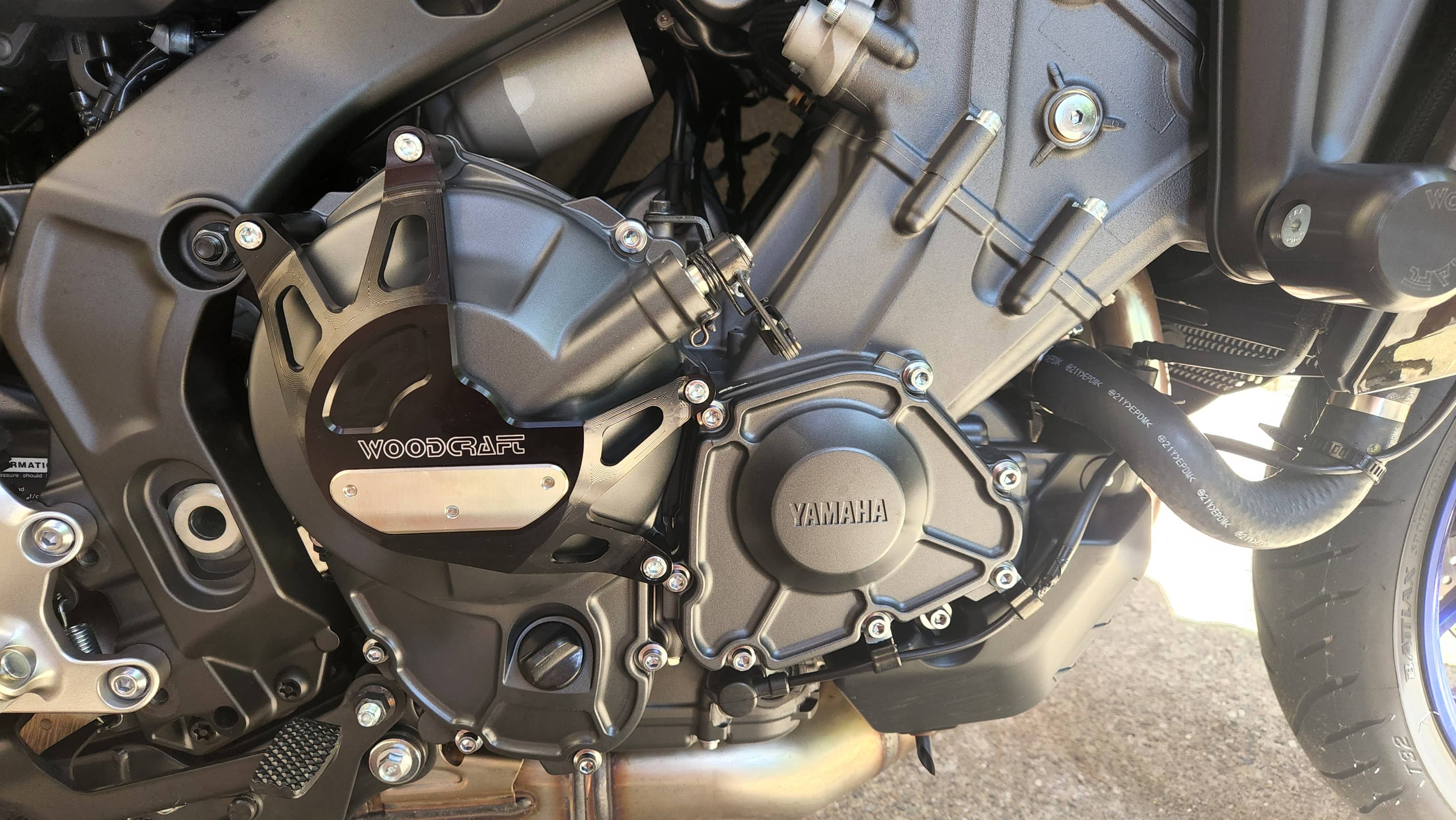 Woodcraft Yamaha MT09, R9 RHS Clutch Cover Protector