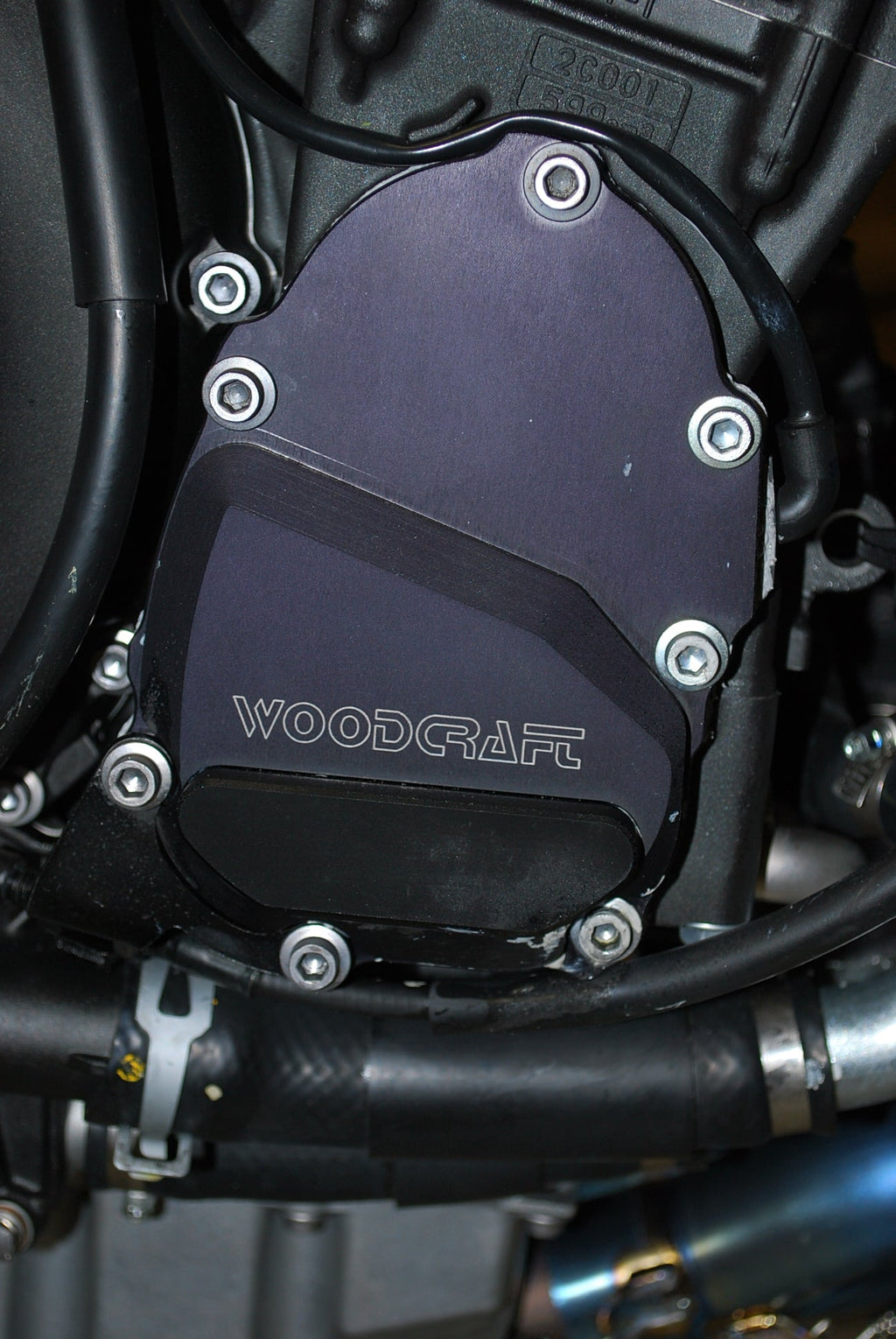 Woodcraft Yamaha R6 RHS Ignition Trigger Cover w/ Skid Pad