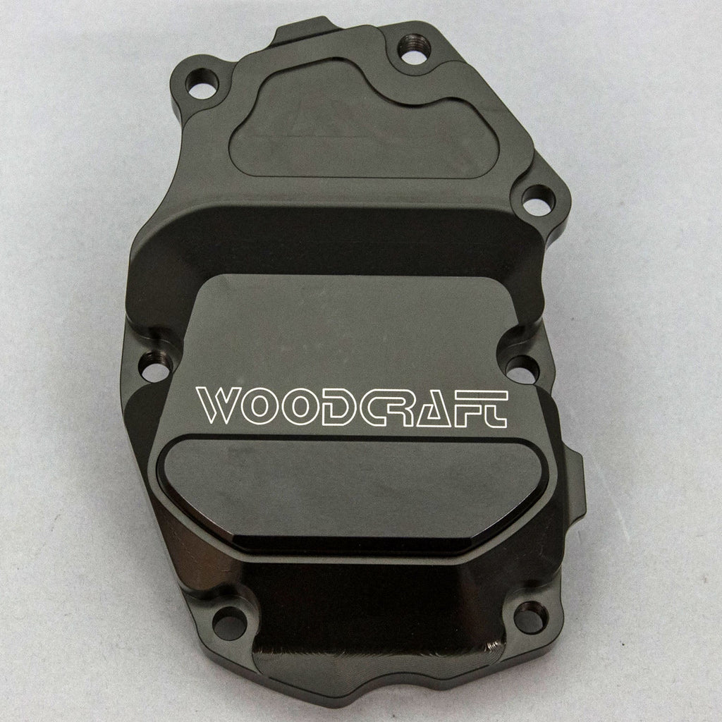 Woodcraft Triumph Daytona 675, Street Triple, Moto2 RHS Crank/Ignition Trigger Cover w/ Skid Pad