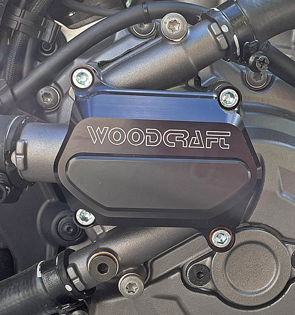 Woodcraft Ducati Monster LHS Water Pump Cover Protector w/ Skid Plate