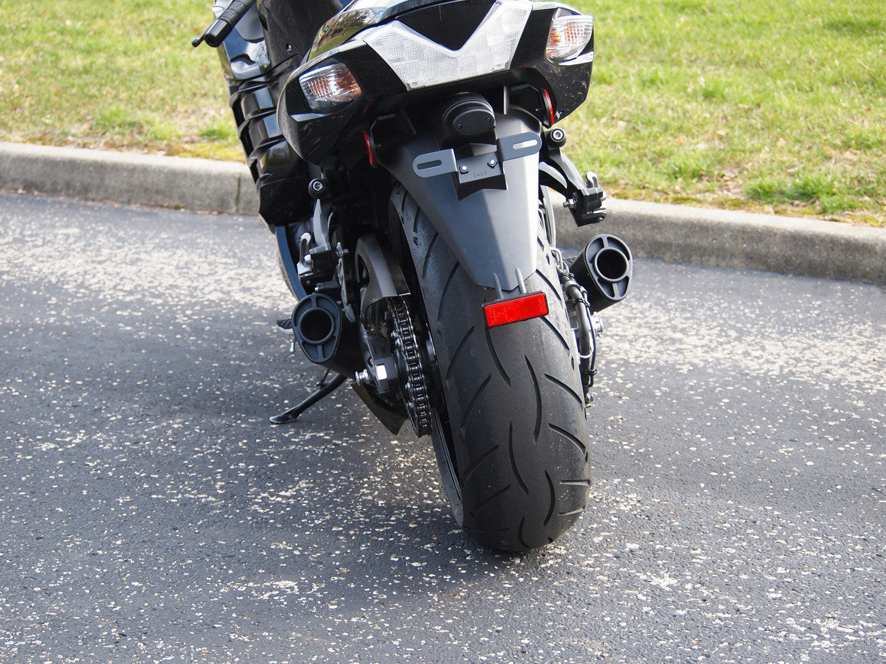 Brock's Performance Dual Alien Head Slip-On System Black ZX-14R (12-25)