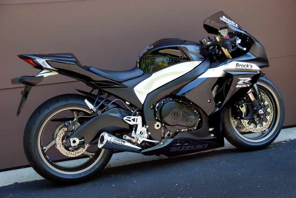 Brock's Performance Alien Head Full System 14" Muffler GSX-R1000 (09-16)