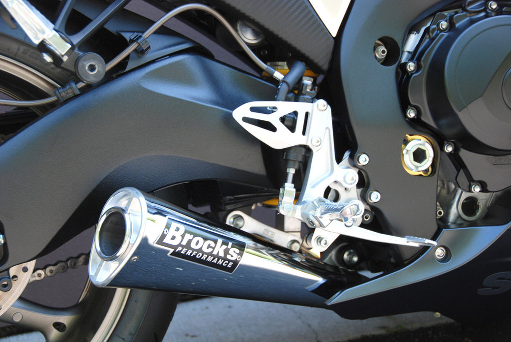 Brock's Performance Alien Head Full System 14" Muffler GSX-R1000 (09-16)