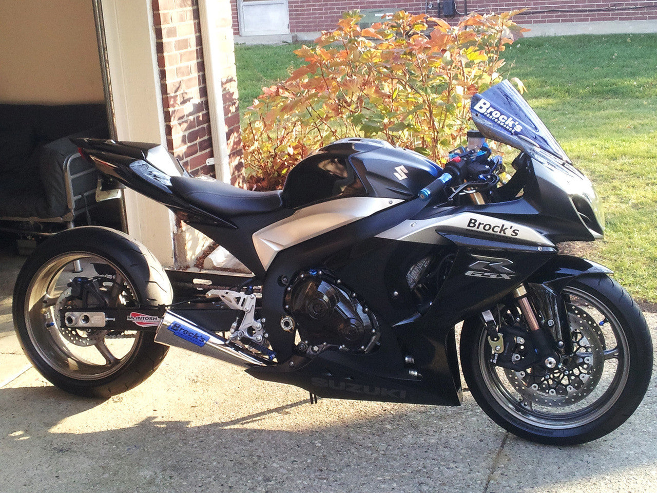 Brock's Performance Alien Head Full System 14" Muffler GSX-R1000 (09-16)
