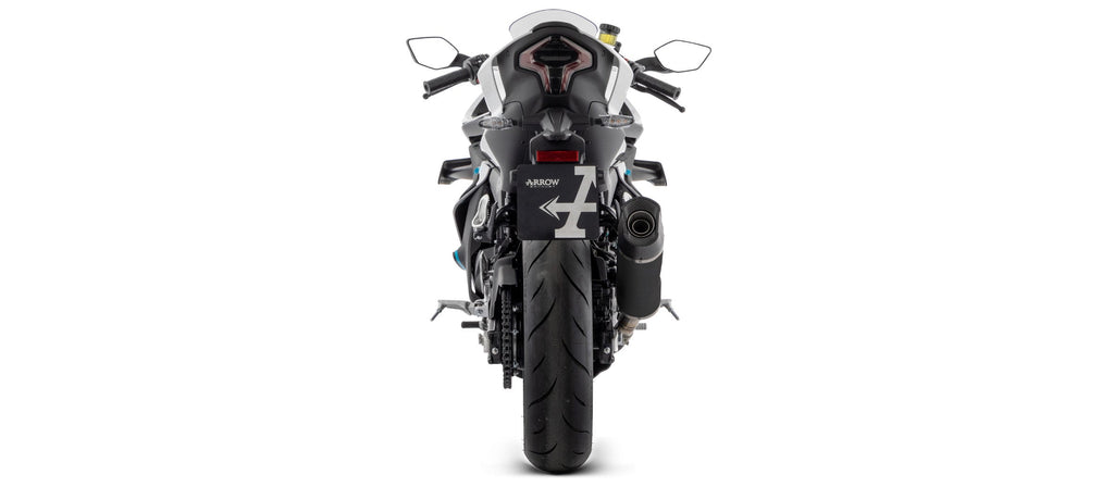 Arrow Indy Race EVO Aluminium "Dark" Slip On with Carbon End Cap - CFMoto 450 NK
