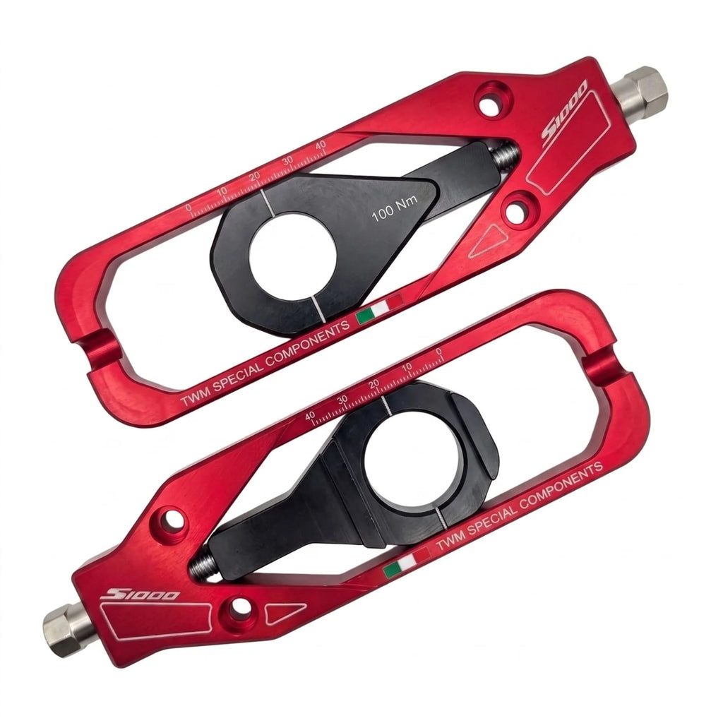 TWM CNC Aluminum Chain Adjusters For BMW - BMW S1000R/S1000RR