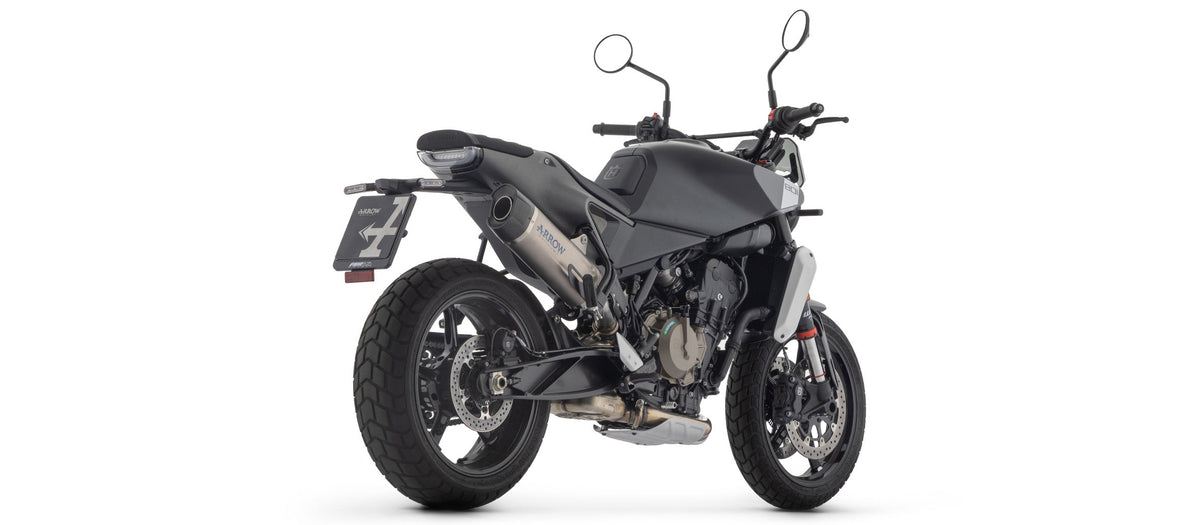 Arrow Indy Race EVO Titanium Slip On with Carbon End Cap - Husqvarna Svartpilen 801
