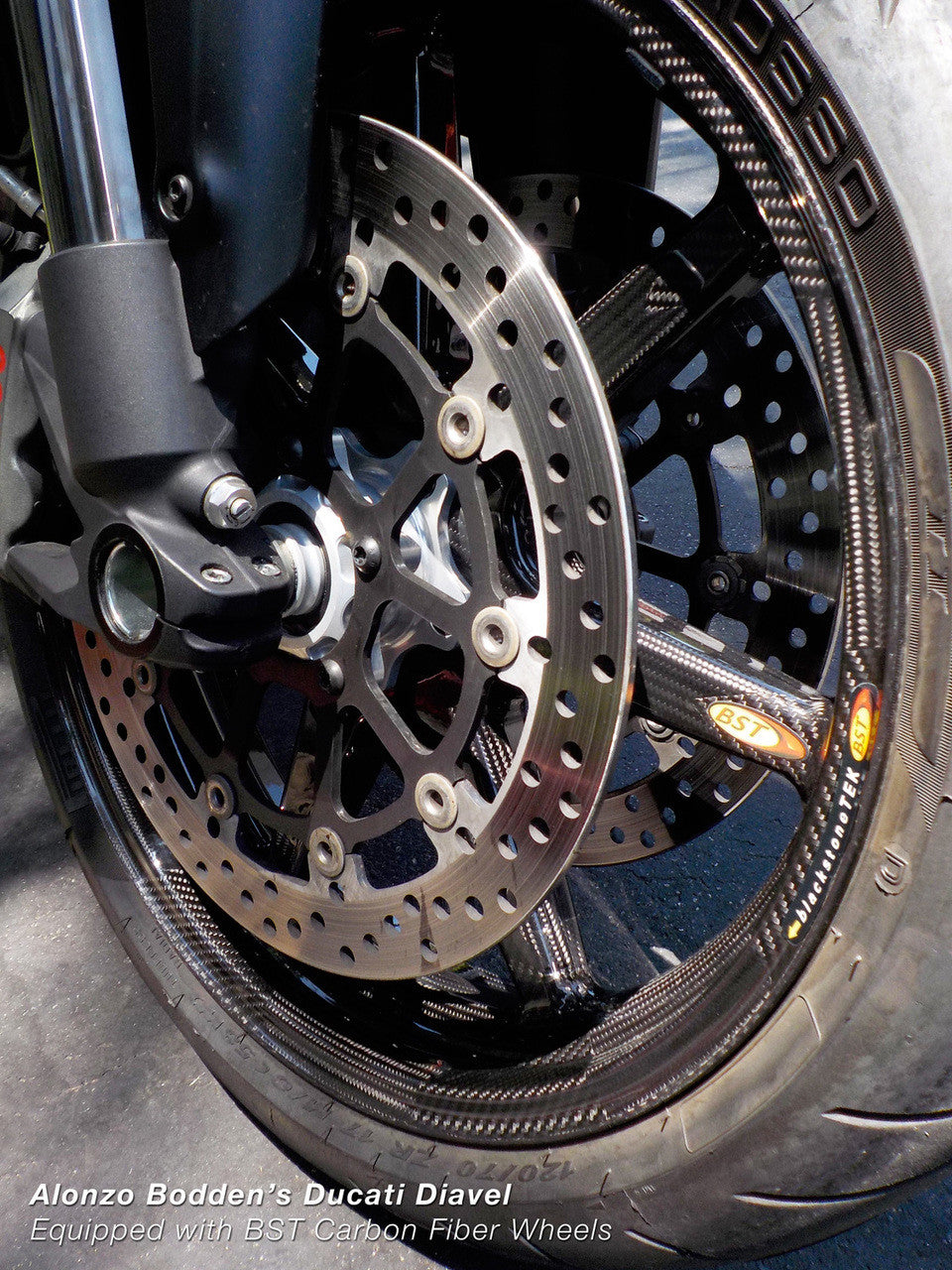 Brock's Performance BST 7 TEK 17 x 8.5 Rear Wheel - Ducati Diavel / XDiavel / S / V4 (11-25)