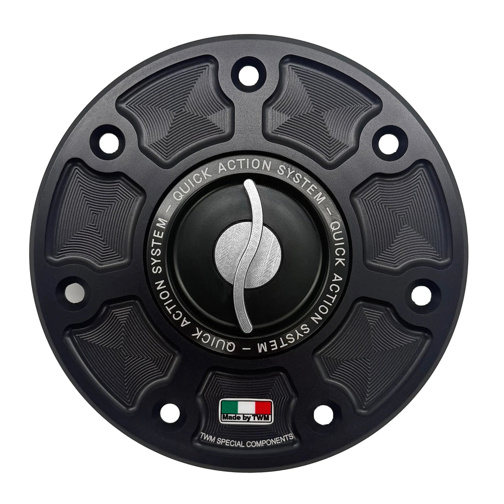 TWM Quick Action CNC Aluminum Gas Cap For Kawasaki - Kawasaki ZX636 Ninja ZX-6R/ZX750 Ninja ZX-7R