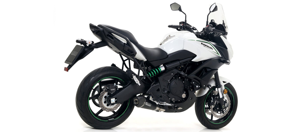Arrow X-Kone "Dark" Slip On - Kawasaki Z650/Versys 650