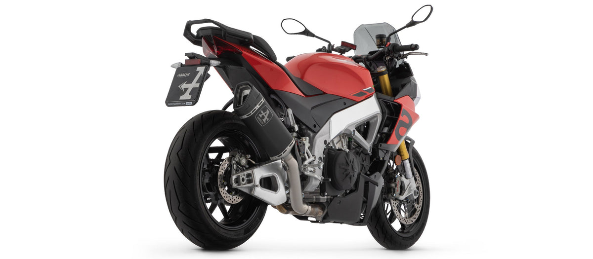 Arrow Pista Titanium "Dark" Slip On with Titanium Link Pipe - Aprilia RSV4 1100/Tuono V4 1100