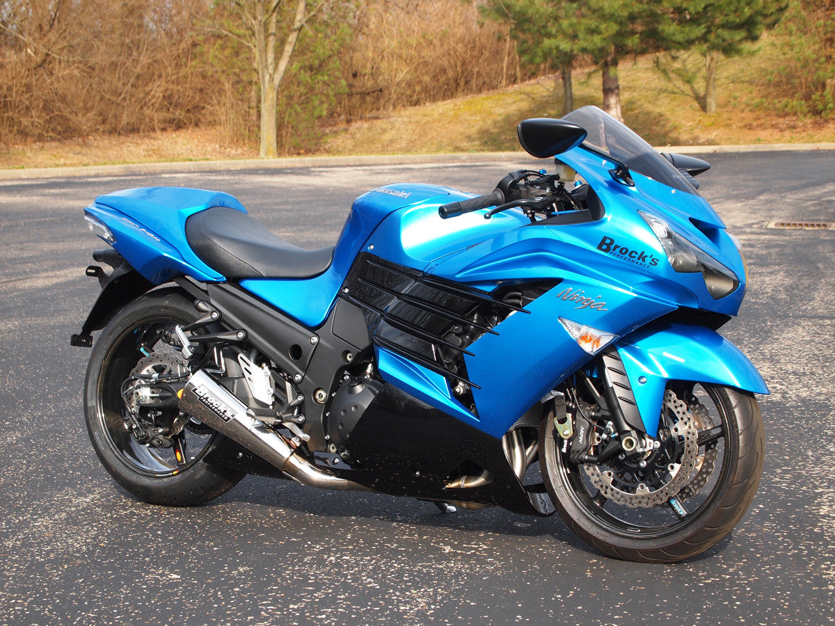 Brock's Performance Alien Head 2 Full System 14" Muffler ZX-14R (12-25)