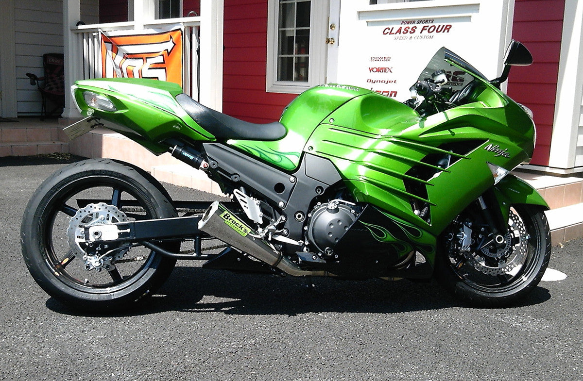 Brock's Performance Alien Head 2 Full System 14" Muffler ZX-14R (12-25)