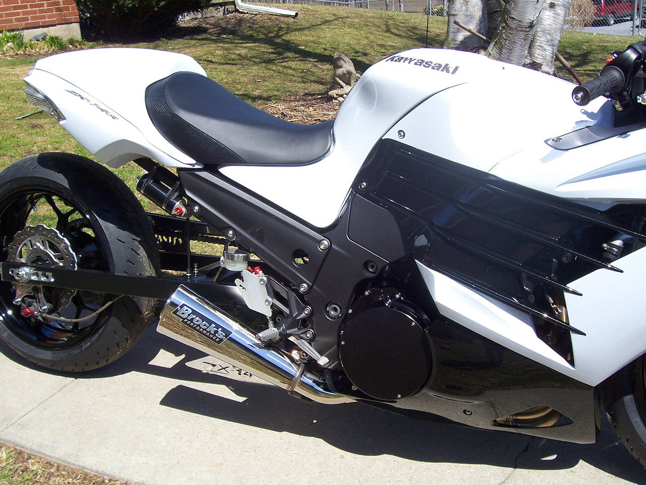 Brock's Performance Alien Head 2 Full System 14" Muffler ZX-14R (12-25)