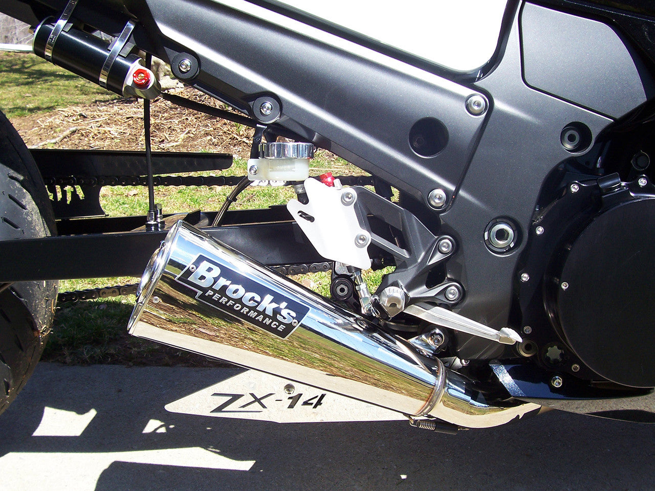 Brock's Performance Alien Head 2 Full System 14" Muffler ZX-14R (12-25)