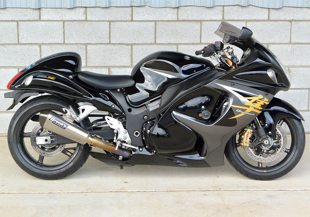 Brock's Performance CT Single Full System w/ 16" QuietKore Muffler Suzuki Hayabusa (08-20)