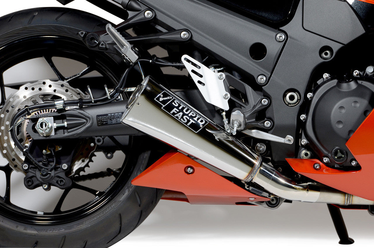 Brock's Performance Alien Head 2 Full System 14" Muffler ZX-14R (12-25)