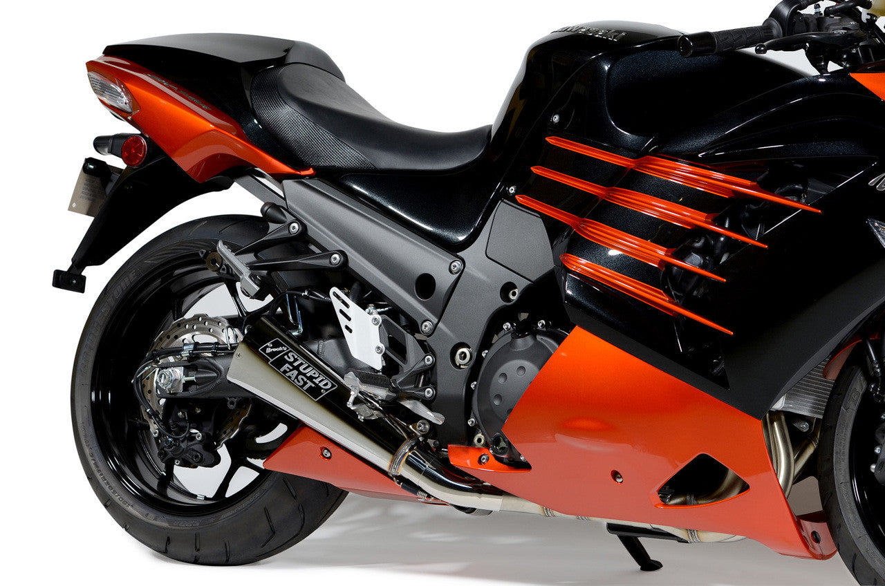 Brock's Performance Alien Head 2 Full System 14" Muffler ZX-14R (12-25)