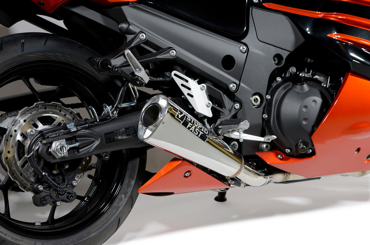 Brock's Performance Alien Head 2 Full System 14" Muffler ZX-14R (12-25)