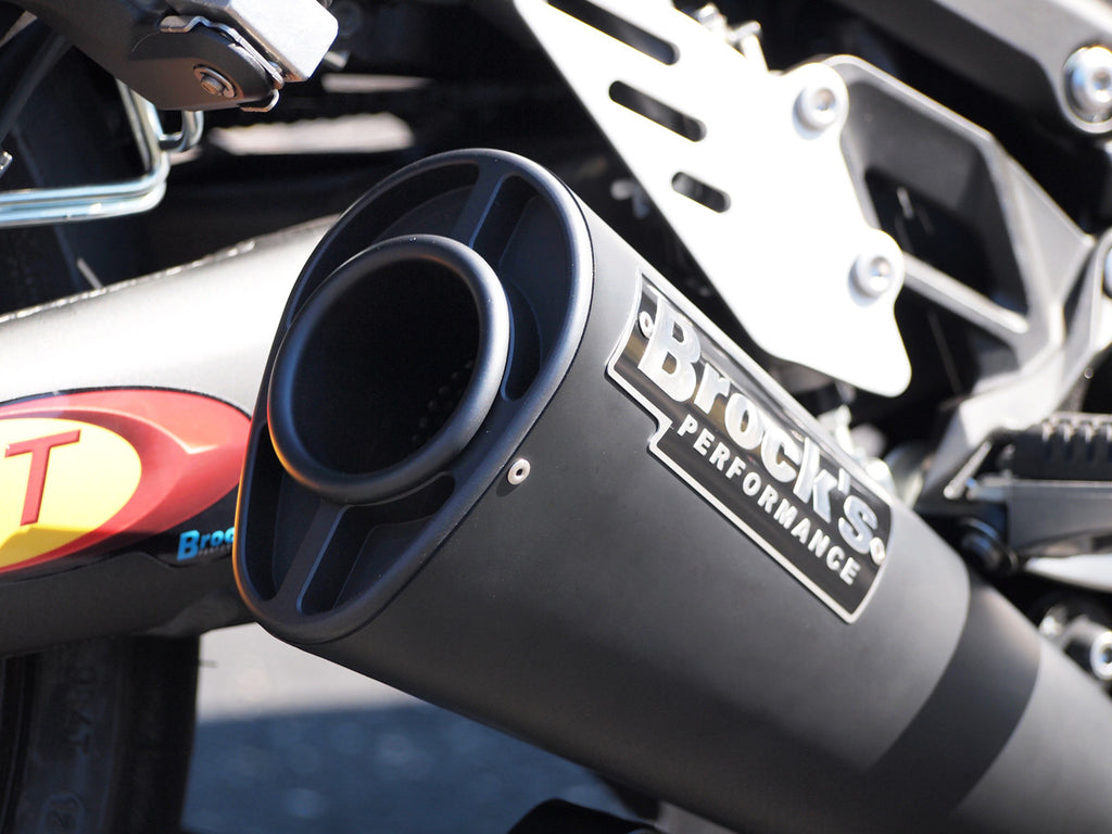 Brock's Performance Alien Head 2 Full System Black 14" Muffler ZX-14R (12-25)