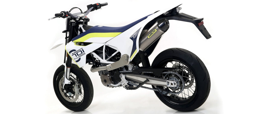 Arrow Race-Tech Titanium Slip On with Carbon End Cap - Husqvarna 701 Enduro/701 Enduro LR