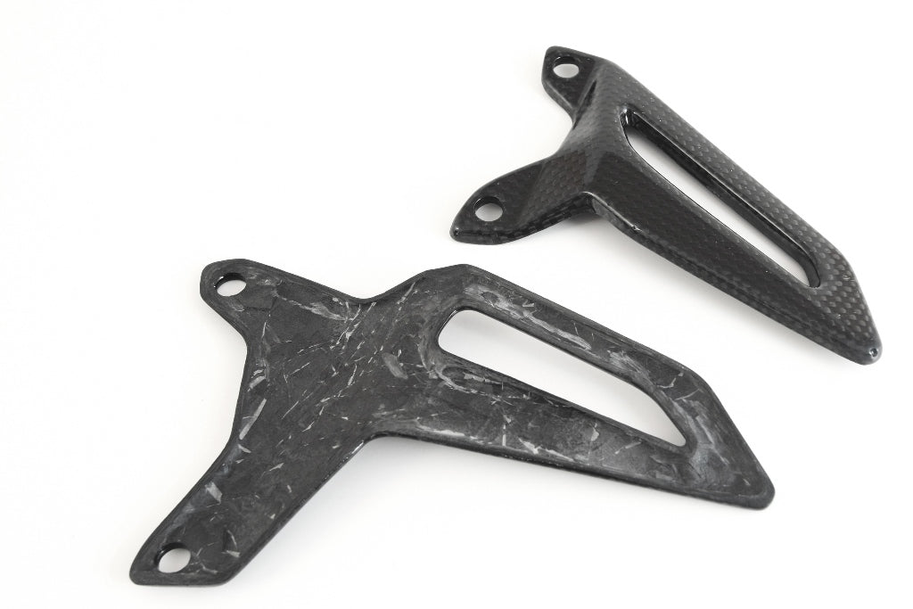 Fullsix Carbon Heel Guards Pair - Ducati Panigale R/Panigale V2
