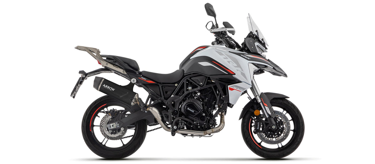 Arrow Indy Race EVO Aluminium "Dark" Slip On with Carbon End Cap - Benelli TRK 702