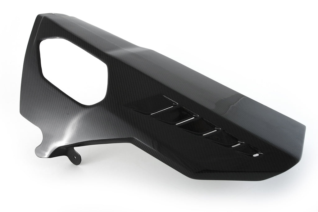 Fullsix Carbon Belly Pan Race - Aftermarket Exhaust Without CAT - BMW M1000RR