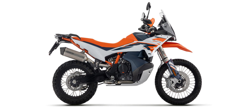 Arrow Race-Tech Titanium Slip On with Carbon End Cap - Husqvarna Norden 901/Norden 901 Expedition / KTM 890 SMT/790 Adventure