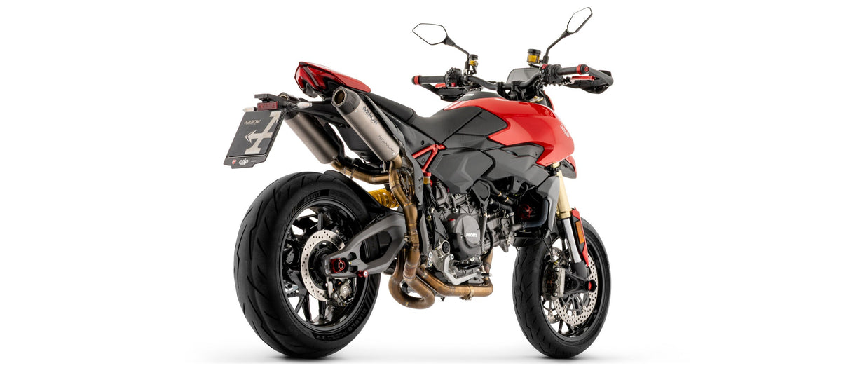 Arrow Non Catalized Titanium Link-Pipe - Ducati Hypermotard