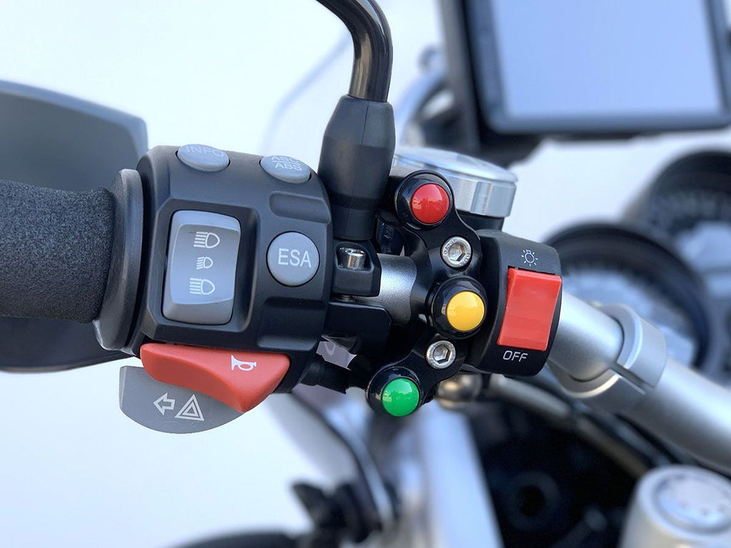 WRS Handlebar Switchgear WRS + Remote Control 3 Buttons Universal