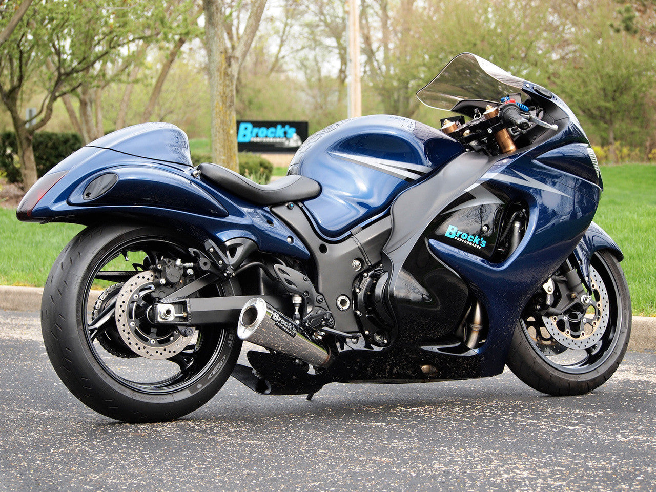 Brock's Performance Performance Package w/ Alien Head 2 Polished Suzuki Hayabusa (08-20)