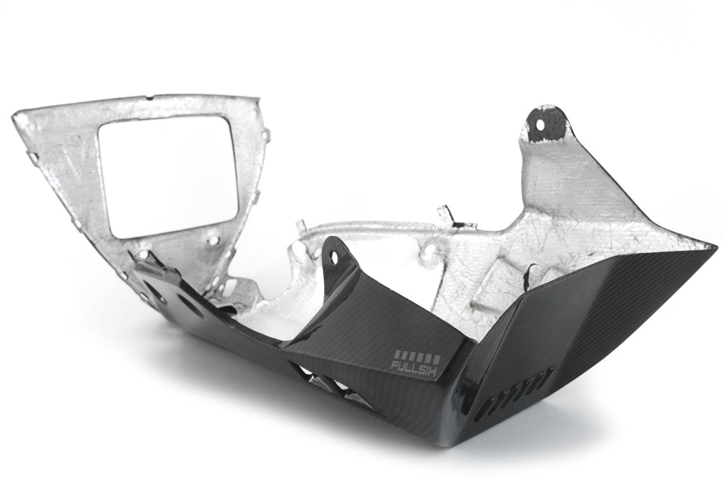 Fullsix Carbon Belly Pan Race - After Market Exhaust Without CAT - Yamaha YZF-R1/R1M