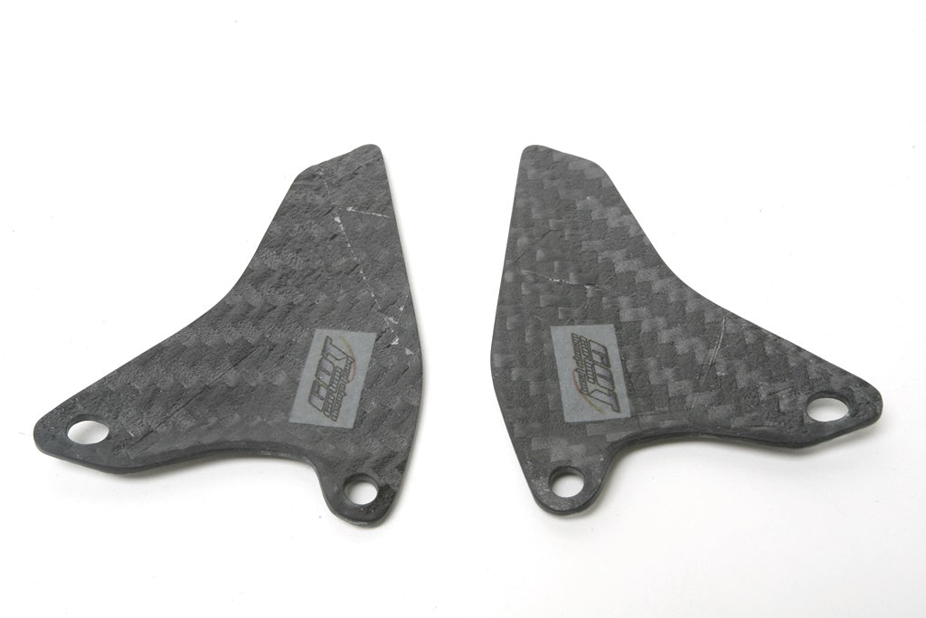 Fullsix Carbon Heel Guards Pair (no Holes) - Ducati 848/1098
