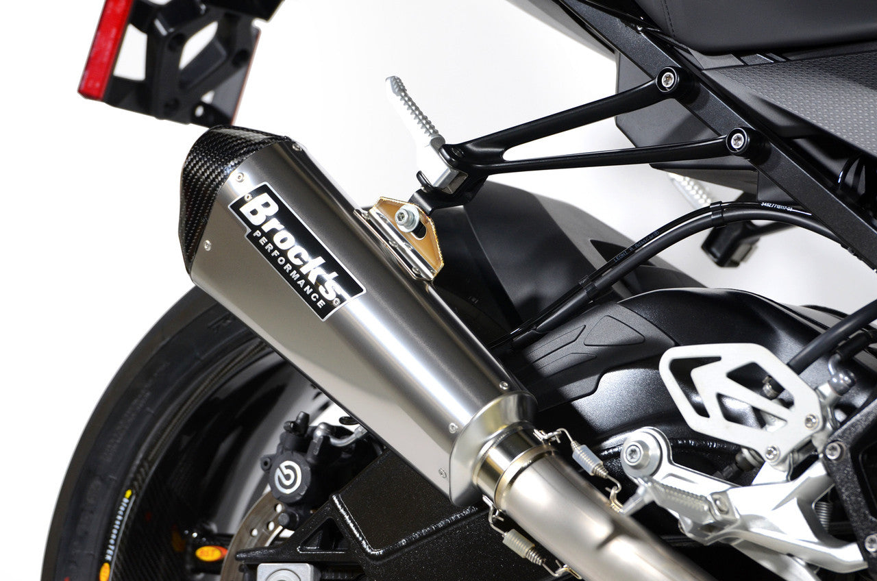 Brock's Performance CT Single Full System w/ 16" Muffler S1000RR (15-19) and S1000R (17-20)
