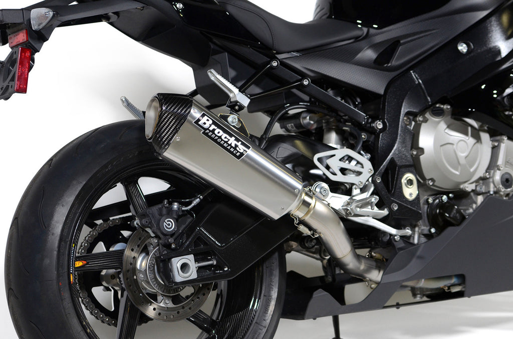 Brock's Performance CT Single Full System w/ 16" QuietKore Muffler S1000RR (15-19) and S1000R (17-20)