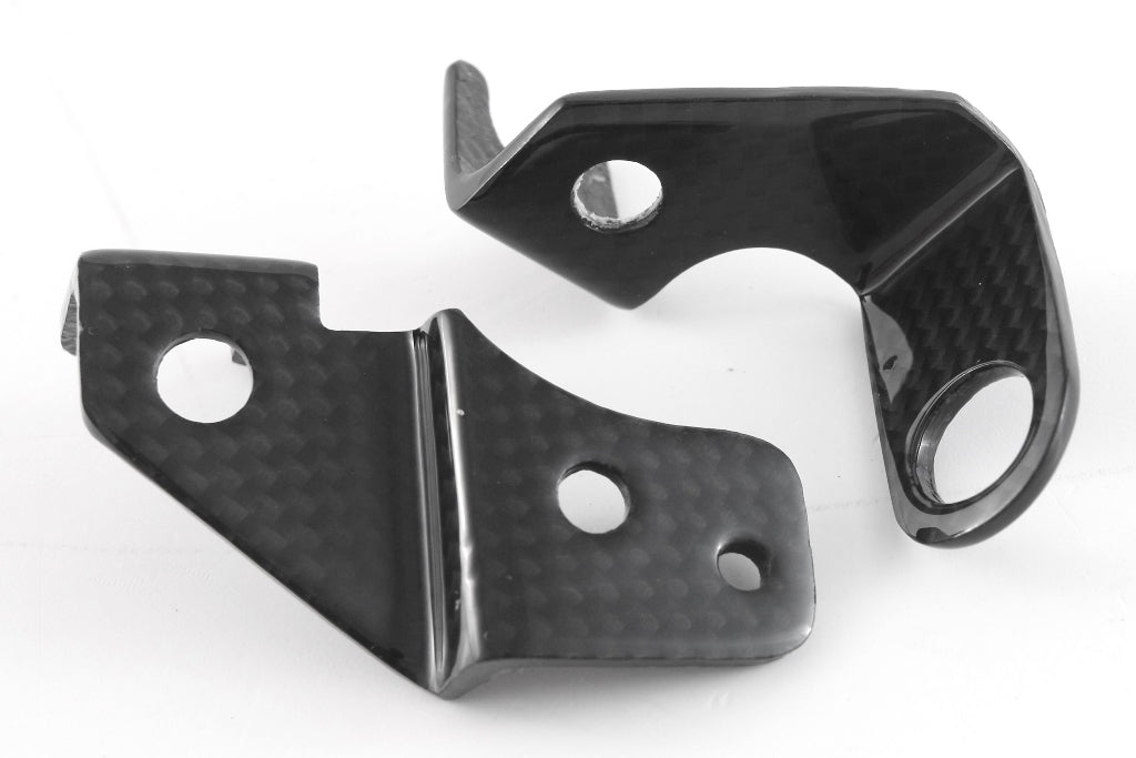 Fullsix Carbon Brake / Clutch Reservoir Mount - Set - Ducati Streetfighter V4