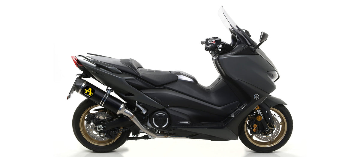 Arrow Race-Tech Aluminium "Dark" Slip On with Carbon End Cap