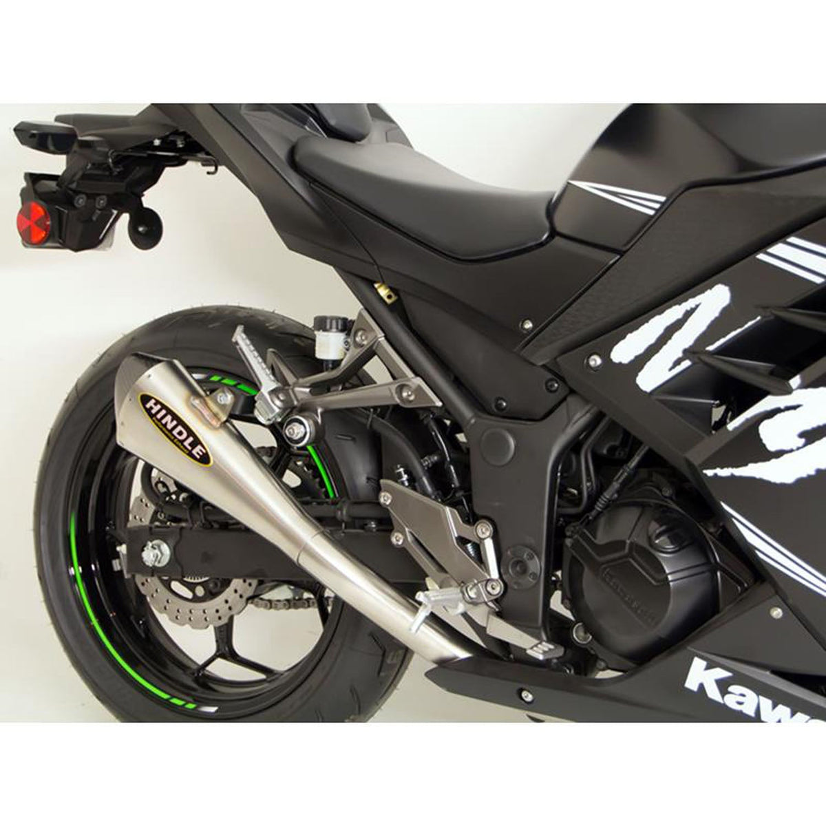 Hindle Evolution Megaphone Slip-on System Kawasaki Ninja 300 2013-17