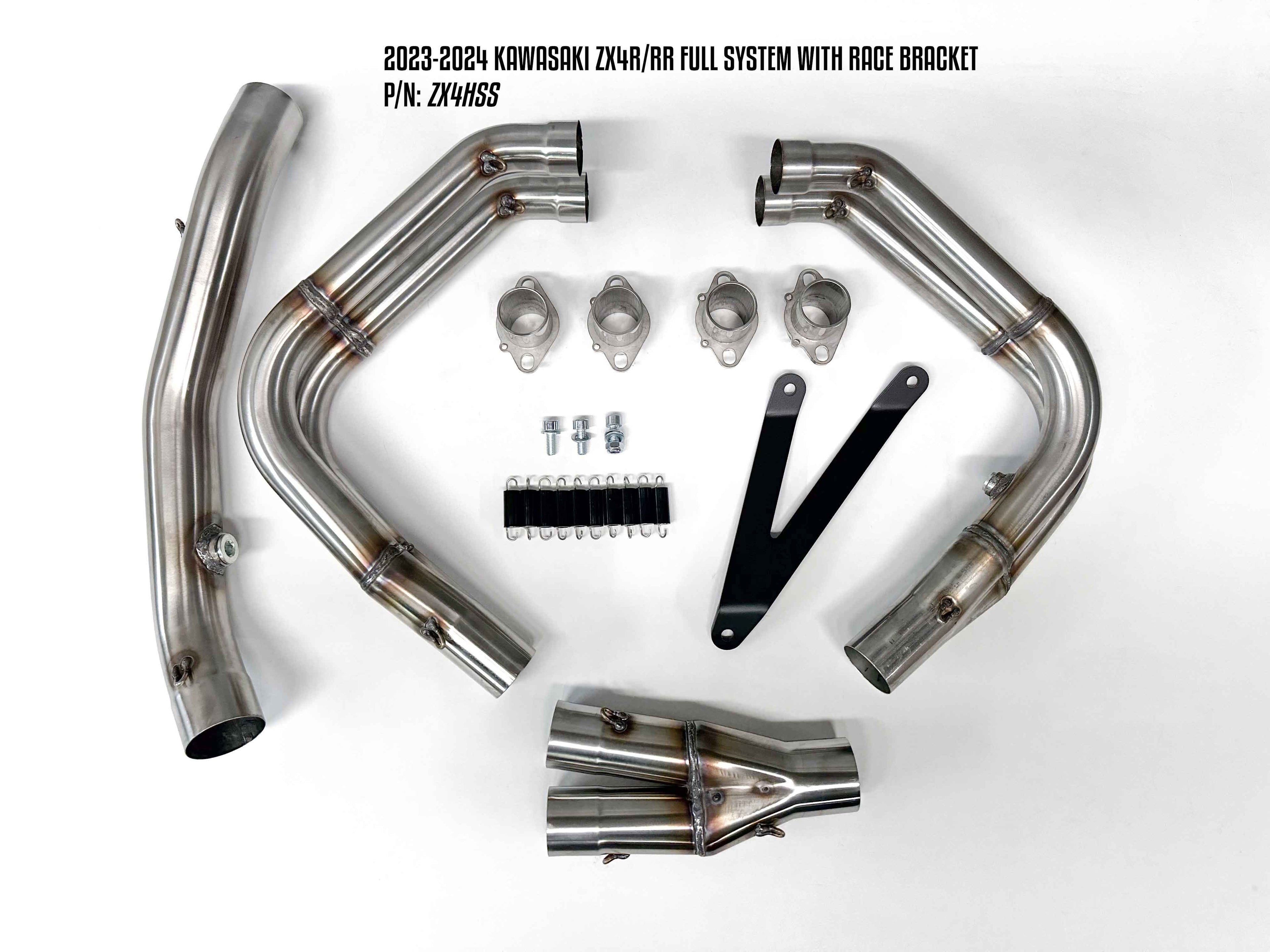 Hindle Kawasaki ZX-4RR Evo Megaphone Full System